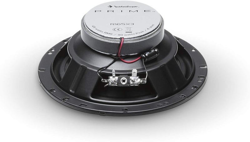 Rockford Fosgate سماعات روكفورد فوسغيت R165X3 برايم 6.5" كاملة النطاق 3-طرق كوكسيل (زوج)، أسود - Image 5